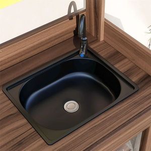 Tavolo da Giardinaggio in Rattan Marrone con Lavello Rimovibile e Rubinetto, Tavolo da Esterno per Hotel, Parchi, Soggiorni e Patii - Product Image 6