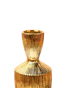 Vase à fleurs décoratif en métal de luxe pour maisons haut de gamme, style scandinave moderne, vase à fleurs haut en fer - Product Image 5