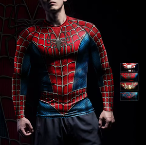 Camiseta transpirable para hombre, ropa de entrenamiento atlético de compresión de manga larga para MMA, BJJ, boxeo, gimnasio, fitness - Product Image 6
