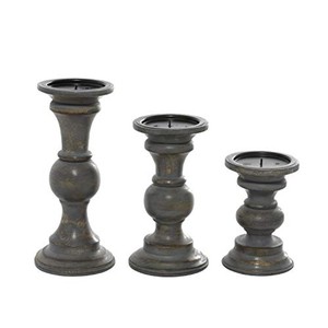 Juego de Portavelas Cuadrados Hechos a Mano Aqdus Saleem BM-OMBRE6 de Madera de Mango Ombre - Venta al por Mayor desde India - Product Image 4