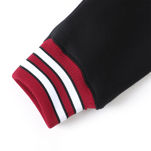 Custom Sorority Morehouse Black Fleece <b>Cardigan</b> <b>Chenille</b> V Neck Unisex Winter Wear for Wholesale Team Orders Group Sourcing - Product Image 3