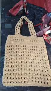 Handmade 100% Cotton Crochet Boho Tote Bags Reusable Eco-Friendly Fashion <b>Handbags</b> Custom Designs Wholesale Supply for - Product Image 2