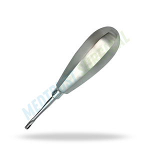 Elevador de luxación dental de 5 mm con curva interna, tamaño estándar, instrumento quirúrgico para luxación y extracción dental - Product Image 4
