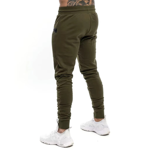 Men's Black Sweatpants Elastic Waist Drawstring Side Pockets Casual Joggers Breathable Spandex Polyester Autumn Wear - Product Image 3