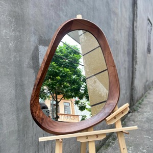 Espejo de pared de madera para pasillo, espejo decorativo de madera para decoración moderna del hogar, espejo colgante al por mayor - Product Image 4