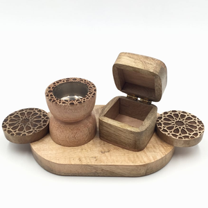 Hot Selling Sandalwood Bakhoor Burner Set with Tray Modern Design Tea & Candy Scent Home <b>Decor</b> - Product Image 5