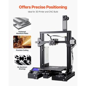 10 Pezzi Profilo in Alluminio Estruso ad Alta Resistenza 1000mm (39,4 pollici) Standard Europeo, Binario Lineare Anodizzato, Profilo in Alluminio 2020 - Product Image 5