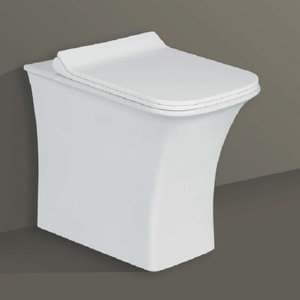 โถสุขภัณฑ์เซรามิคแบบชิ้นเดียวทรงยาว TEXAS- S & P ระบบกดน้ำสองปุ่ม พร้อม P-trap และ S-trap สำหรับห้องน้ำในวิลล่าและโรงแรม - Product Image 1