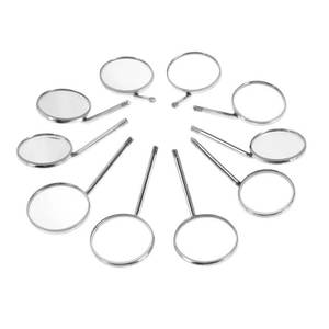 Miroir buccal dentaire réutilisable très demandé et poignée en acier inoxydable numéro 4, 22 mm, 5 pouces, outil de diagnostic oral ORL pour usage dentaire - Product Image 3