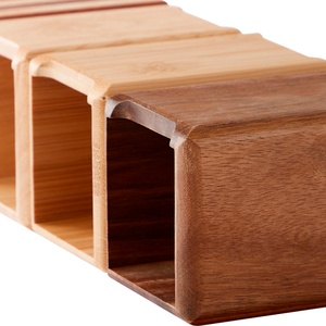 ที่วางปากกาไม้ทำมืออเนกประสงค์ทันสมัย ที่วางโทรศัพท์ ของตกแต่งสร้างสรรค์ ของที่ระลึกงานฝีมือจากธรรมชาติ - Product Image 5