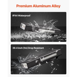 ไฟฉาย LED EDC 3-in-1 ความสว่างสูง แสงสีเขียว พร้อมคุณสมบัติกันน้ำ IPX4 ชาร์จซ้ำได้ เหมาะสำหรับใช้ในสำนักงาน - Product Image 4