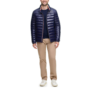 Veste matelassée d'hiver imperméable à col montant pour homme, personnalisable, style doudoune, pour l'extérieur, vente en gros - Product Image 1