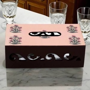 Mesa de Cocina Rectangular Multifuncional de MDF Estampado con Efecto Mármol de ILAHI, Hecha a Mano, con Soporte de Almacenamiento No Plegable - Product Image 6
