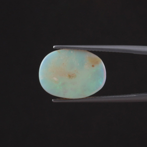 โอปอลสีขาว พลอยหลวม 4.05 กะรัต ธรรมชาติ รับรองโดย IGI รูปทรงวงรี คุณภาพสูง ขัดเงาด้วยมือ ผ่านการเคลือบด้วยแว็กซ์/น้ำมัน ขนาด 17.5x12.5 มม. - Product Image 3