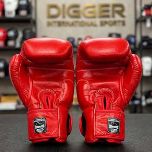 Gants de boxe en cuir spéciaux pour jumeaux, fermeture Velcro, gants d'entraînement à doigts entiers pour adultes, gants de boxe, gants de MMA, gants de combat - Product Image 2