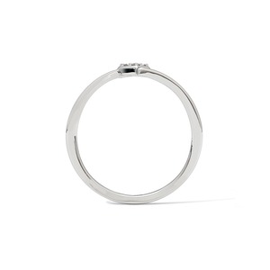 Anillo Minimalista de Diamante Natural en Forma de Corazón en Plata de Ley 925, Elegante Anillo de Amor para Mujer - Product Image 6