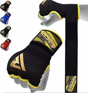 OEM Custom Logo for Cotton Gel-Padded Hand Wrap <b>Gloves</b> with Wrist Support for Boxing MMA & Muay Thai - Product Image 1