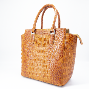 Sac à main pour femme OEM/ODM en cuir de crocodile Etoxic, taille L25xW13xH26, pour femme, sac à main tendance de la société Luxali - Product Image 1