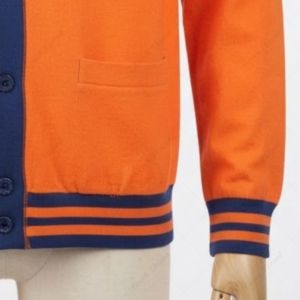 Customized Virginia State University <b>Cardigan</b> Cotton Fleece With Embroidery chenille Logos <b>Long</b> Sleeve Regular Fit Winter - Product Image 6