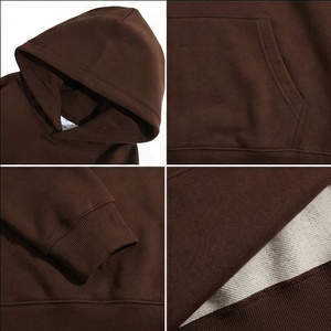Sweat-shirt à capuche marron pour homme North Approach, coupe classique, poche avant, vêtement décontracté pour l'automne - Product Image 4