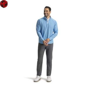 Sweat-shirt de sport pour homme, simple, avec fermeture éclair sur le devant, logo, manches longues, respirant, séchage rapide, coupe-vent, polyester - Product Image 4