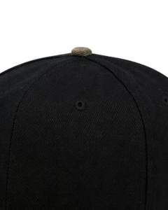 Gorra Snapback Personalizada Negra y Verde Camuflaje con Visera Plana, Ajustable, Estilo Casual Urbano, Mezcla de Algodón, Unisex, Venta al Por Mayor - Product Image 3