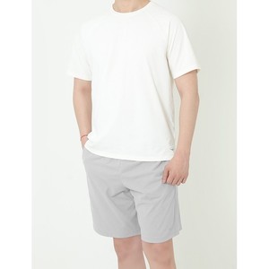 Camiseta Sorona de manga corta raglán para hombre en marfil Disponible en tallas M/L/XL - Product Image 1