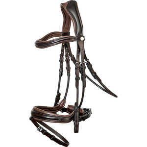 Bridon d'équitation professionnel de haute qualité en cuir, réglable, multicolore, style western, personnalisation acceptée - Product Image 2