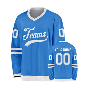 Hot Selling Custom Sublimated Ice Hockey Jersey Polyester Sports Club Team Uniform Personalized Team Name Player Name Number - Product Image 5
