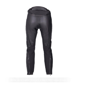Pantalon en cuir classique pour moto pour homme avec coutures robustes, fermeture réglable et matière durable pour la conduite et les voyages - Product Image 2