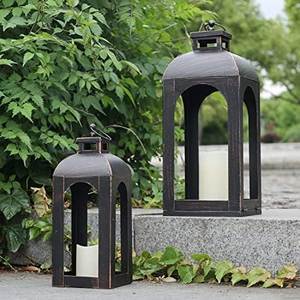 Stainless Steel Customized Decorative Outdoor Indoor, Metal <b>Candle</b> <b>Lanterns</b> Farmhouse Floor & Hanging <b>Lanterns</b> for Event Decor - Product Image 2