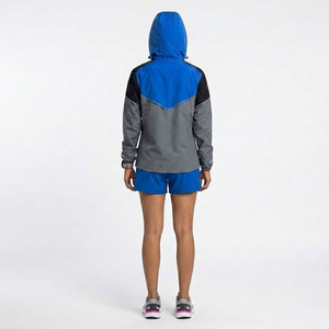 2025 New Unisex Solid Ombre Red <b>Gold</b> <b>Metallic</b> Lightweight Polyester Waterproof Windbreaker Jacket Shorts Set EKIN Logo Tracksuit - Product Image 4