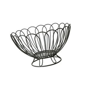 Panier à fruits en métal noir de style contemporain, panier de rangement pour aliments, décoration de table, panier à fruits au design moderne - Product Image 3