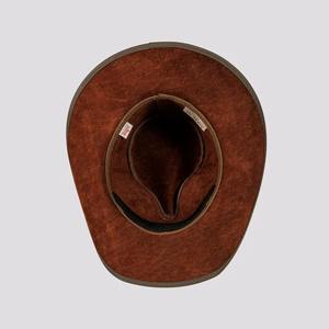 Sombrero de Vaquero de Cuero Genuino Hecho a Mano, Estilo Vintage Occidental, Ala Ancha, Sombrero para el Sol, Venta al Por Mayor, MOQ Disponible - Product Image 2