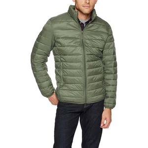 High Street 2025 <b>Men's</b> Waterproof Puffer Jacket Customized <b>Long</b> Sleeve Polyester Zipper Closure Winter <b>Coat</b> with OEM Service - Product Image 6