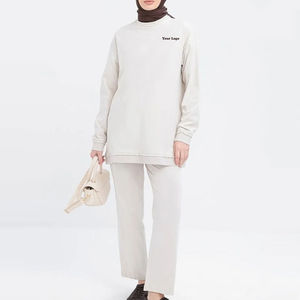 Conjunto Deportivo Largo para Yoga Musulmán, Ropa Deportiva Islámica, Sudadera con Capucha y Pantalones, Conjunto Modesto para Mujer, Nuevo y Moderno - Product Image 3