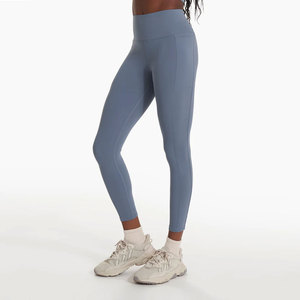 Seamless Solid Ladies Yoga <b>Leggings</b> <b>with</b> <b>Pocket</b> Breathable & Quick Dry Eco-Friendly High Quality Gym Workout Fitness Pants - Product Image 6