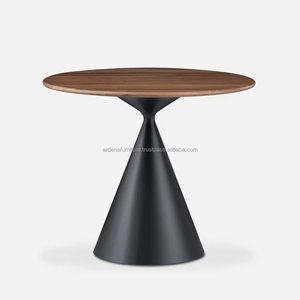 Minimalist <b>Wooden</b> <b>Round</b> <b>Dining</b> <b>Table</b> Set for Home Apartment Contemporary Villa Hotel School Park <b>Dining</b> Rooms Furniture - Product Image 1