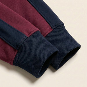 Conjuntos Deportivos de Forro Polar Personalizados de Alta Calidad OEM/ODM, Conjuntos de 2 Piezas con Bloques de Color en Contraste, Fabricante - Product Image 6