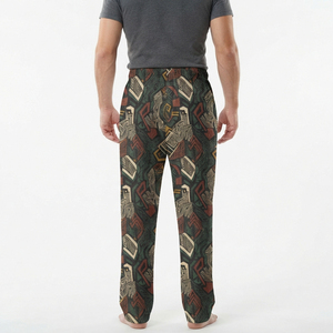 Pantalon de survêtement en molleton pour homme, coupe droite, coupe-vent, respirant, avec cordon de serrage à la taille, style sportif, haute qualité - Product Image 2
