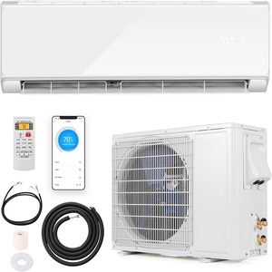 Climatiseur split à fréquence variable R32, refroidissement uniquement, blanc, unité intérieure et extérieure, télécommande pour grands espaces - Product Image 2
