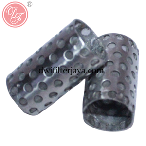 Éléments filtrants de type cartouche perforée en acier inoxydable 304 et 316 épaissi, avec maille à trous ronds et structure tubulaire - Product Image 5