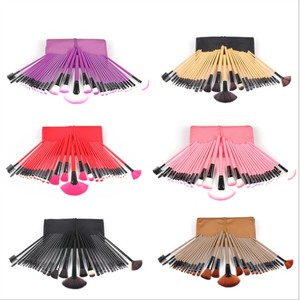 32 pinceaux de <span class=keywords><strong>maquillage</strong></span> couleur café, directement de l'usine de <span class=keywords><strong>maquillage</strong></span> chinoise, pour les <span class=keywords><strong>jeux</strong></span> de <span class=keywords><strong>maquillage</strong></span> des filles - Product Image 2