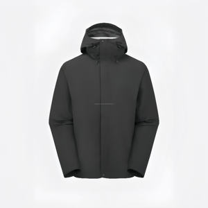 Chaqueta impermeable de exterior para hombre Capucha ajustable con cremalleras impermeables - Product Image 5