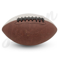 Balón de Fútbol Americano Personalizado de PU/Cuero, Balón de Entrenamiento Deportivo Resistente para Exteriores, Balón de Fútbol Americano al por Mayor con Logotipo Personalizado