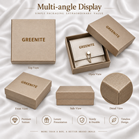 Boîte rigide personnalisée en deux parties avec couvercle et base, emballage haut de gamme avec insert pour logo, pour bijoux, cosmétiques, produits de beauté et cadeaux