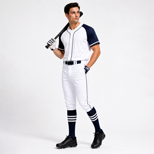 <b>baseball</b> uniform stylish and durable custom designs for sports and casual wear premium quality breathable fabric all sizes avail - Product Image 6