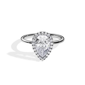 แหวนเพชรทรงบริลเลียนต์คัทจากห้องปฏิบัติการ ผลิตในอินเดีย สำหรับผู้หญิง เครื่องประดับหรูหรา มีจำหน่ายทั่วโลก - Product Image 4