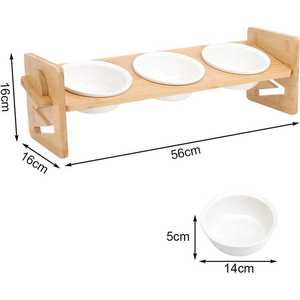 Plateau de nourrissage surélevé pour animaux de compagnie XWOOD, en acier inoxydable de qualité supérieure, imperméable, OEM FT15 - Product Image 5