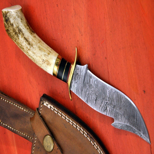 Couteau de chasse en acier inoxydable à lame fixe, couteau utilitaire de survie pour le camping en plein air, fabrication sur mesure, vente en gros - Product Image 3